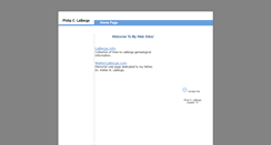 Desktop Screenshot of philiplaberge.com