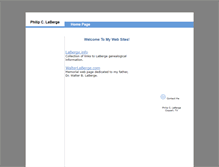 Tablet Screenshot of philiplaberge.com